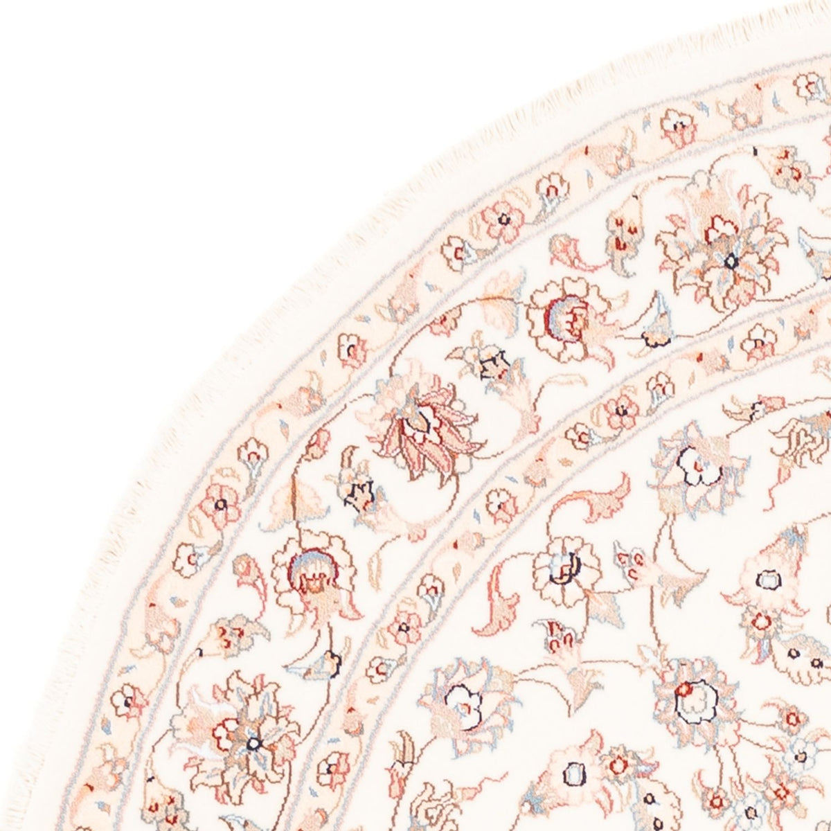 Perserteppich - Täbriz rund  - 157 x 151 cm - creme