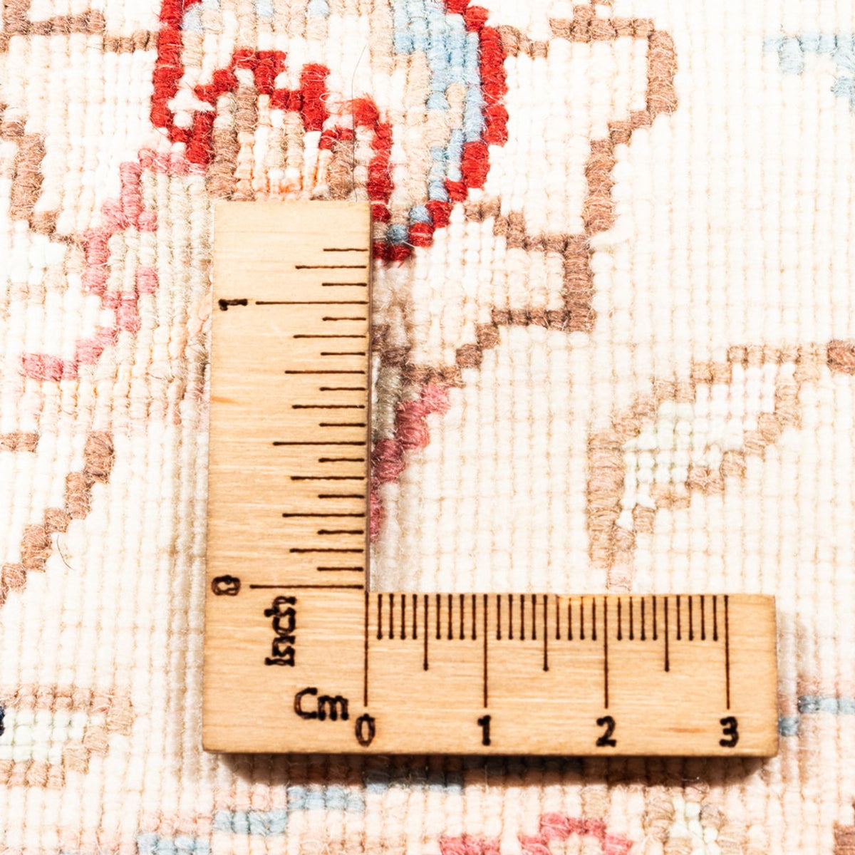 Perserteppich - Täbriz rund  - 157 x 151 cm - creme