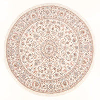 Tapis persan - Tabriz - Royal ronde  - 197 x 194 cm - crème