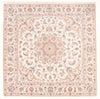 Tapis de Tabriz - 50 rangs Tapis 200x205cm - Tapis persan - Carré / Crème / 200 x 205 cm Carré