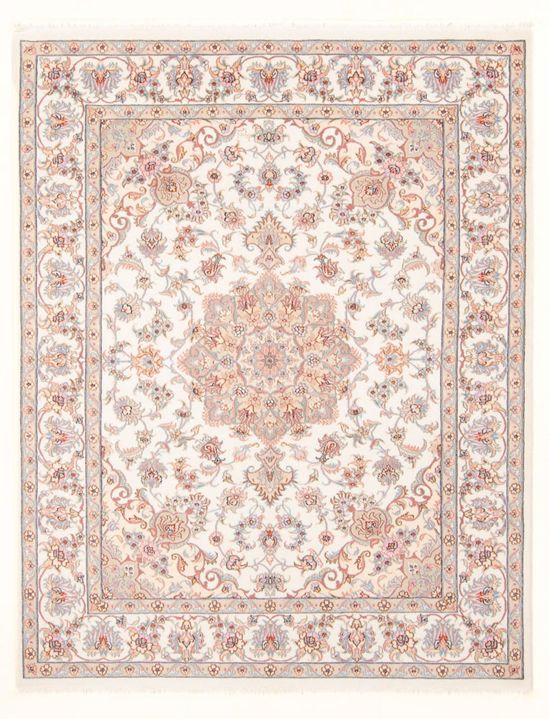 Perserteppich - Täbriz - Royal - 198 x 152 cm - creme