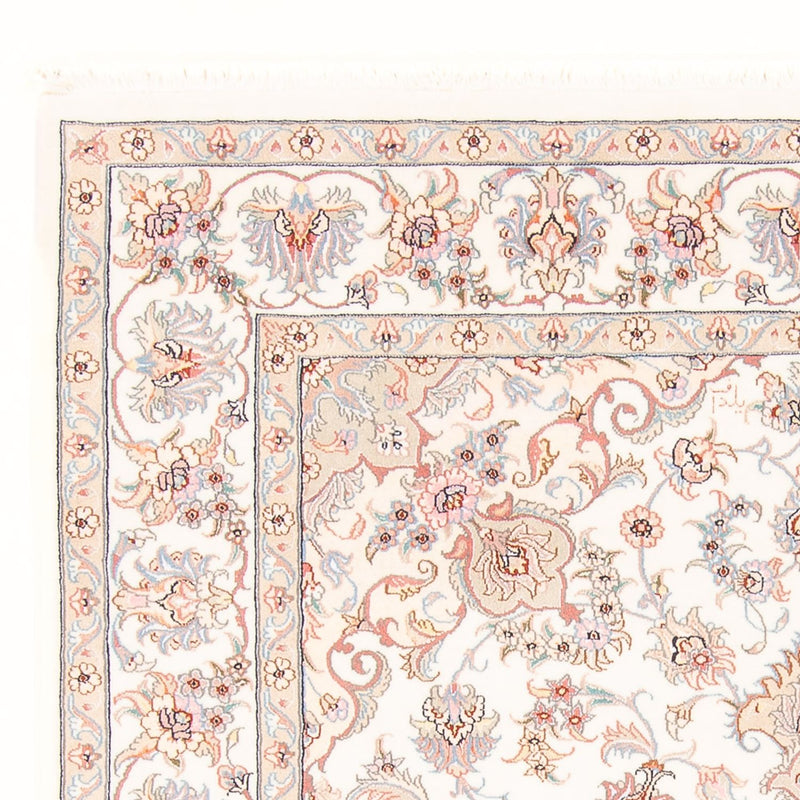 Perserteppich - Täbriz - Royal - 198 x 152 cm - creme