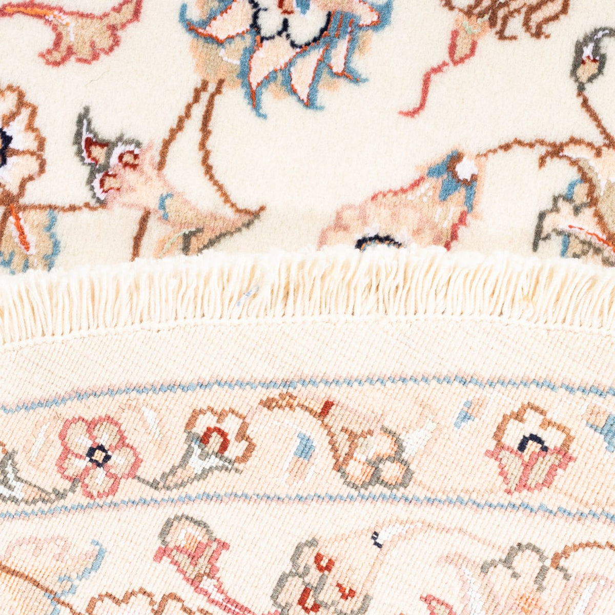 Perserteppich - Täbriz rund  - 150 x 150 cm - creme