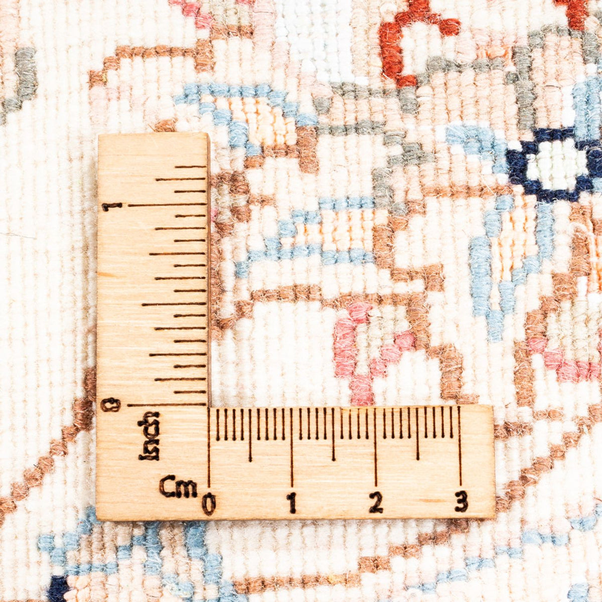 Perserteppich - Täbriz rund  - 150 x 150 cm - creme