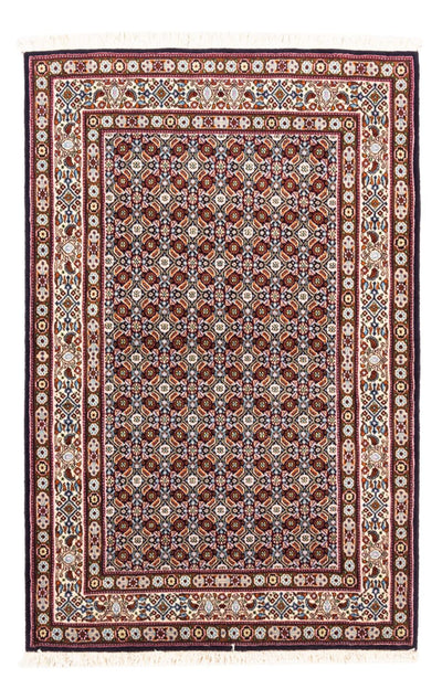 Tapis de Moud Tapis 98x149cm - Tapis persan - bleu foncé
