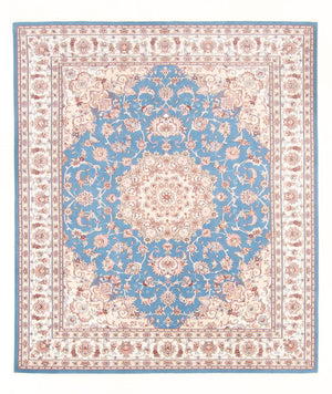 Perserteppich - Täbriz - Royal - 253 x 197 cm - hellblau