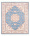 Perserteppich - Täbriz - Royal - 253 x 197 cm - hellblau