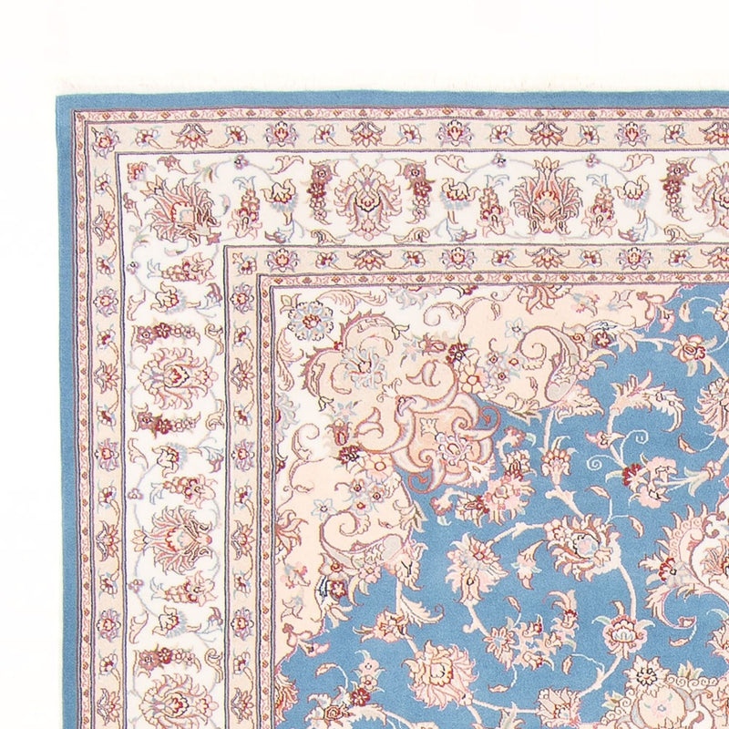 Perserteppich - Täbriz - Royal - 253 x 197 cm - hellblau