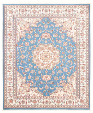 Perserteppich - Täbriz - Royal - 251 x 200 cm - hellblau