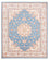 Perserteppich - Täbriz - Royal - 251 x 200 cm - hellblau