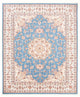 Perserteppich - Täbriz - Royal - 251 x 200 cm - hellblau