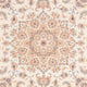 Perserteppich - Täbriz - Royal quadratisch  - 211 x 198 cm - creme