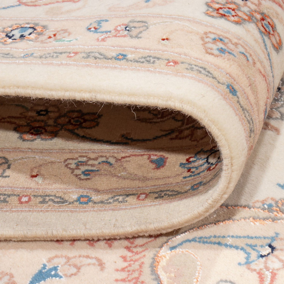 Perserteppich - Täbriz - Royal quadratisch  - 211 x 198 cm - creme