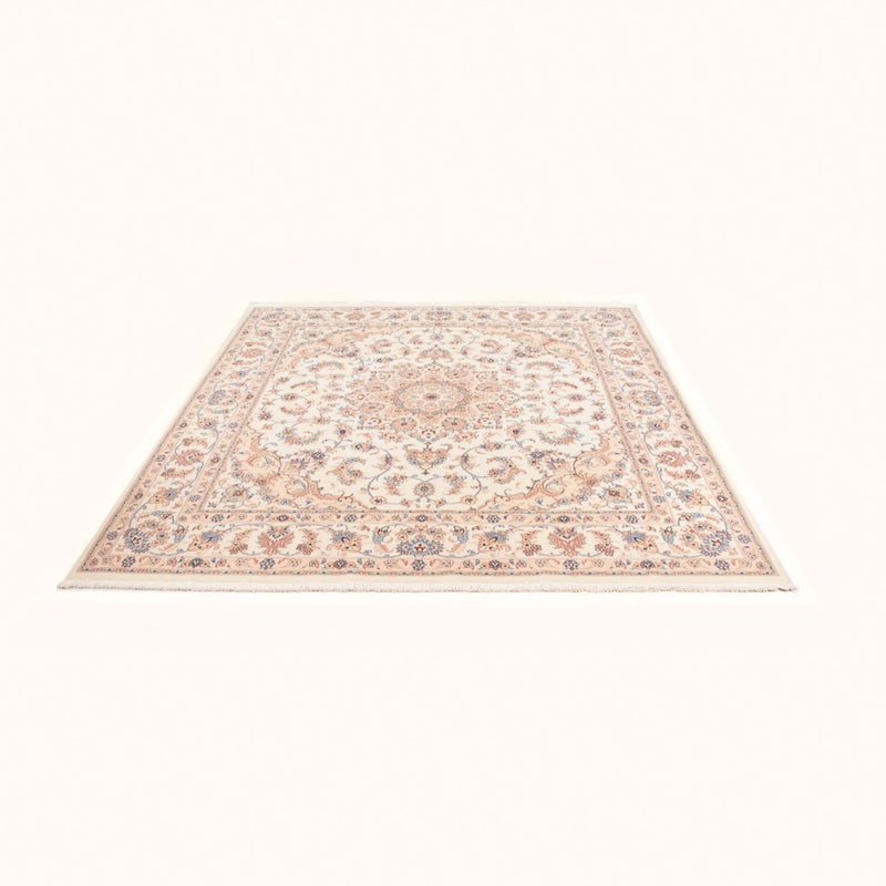 Perserteppich - Täbriz - Royal quadratisch  - 211 x 198 cm - creme