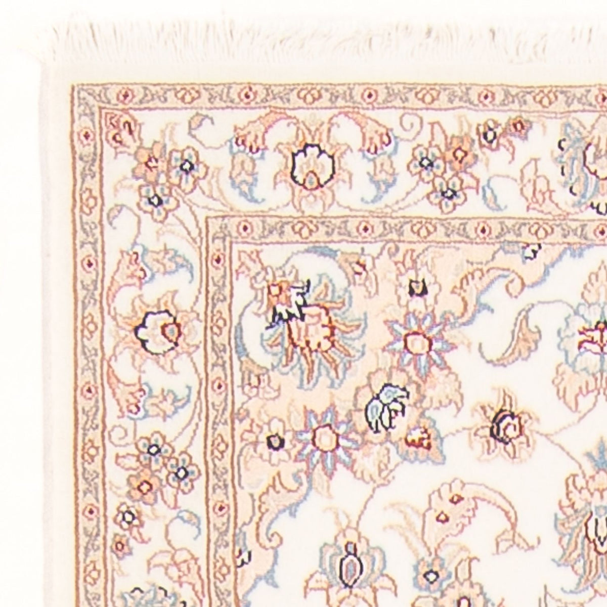 Läufer Perser - Täbriz - Royal - 254 x 81 cm - creme
