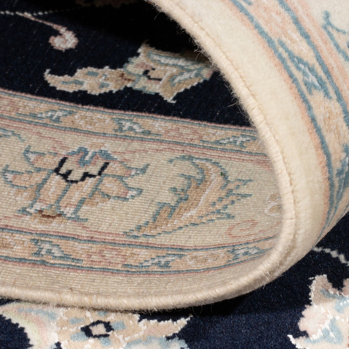 Perserteppich - Nain - Premium - 148 x 74 cm - dunkelblau