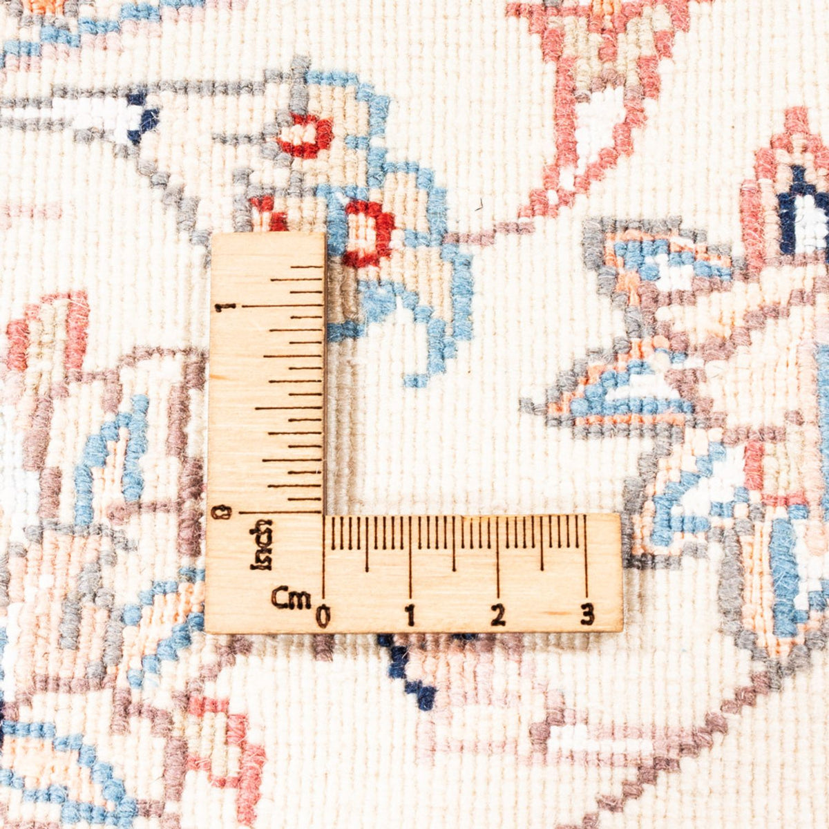 Perserteppich - Täbriz rund  - 152 x 146 cm - creme