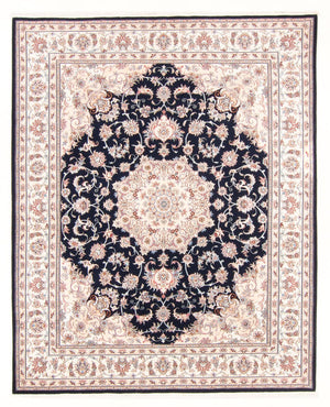 Perserteppich - Täbriz - Royal - 250 x 198 cm - dunkelblau