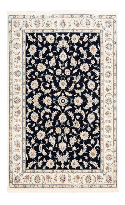 Nain - 6La Tappeto 120x182cm - Tappeto persiano - blu scuro