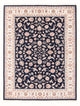 Perserteppich - Täbriz - Royal - 201 x 153 cm - dunkelblau