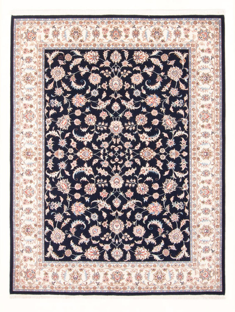 Perserteppich - Täbriz - Royal - 201 x 153 cm - dunkelblau