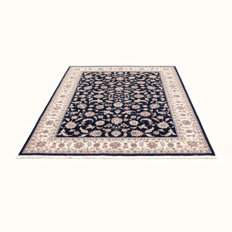 Perserteppich - Täbriz - Royal - 201 x 153 cm - dunkelblau