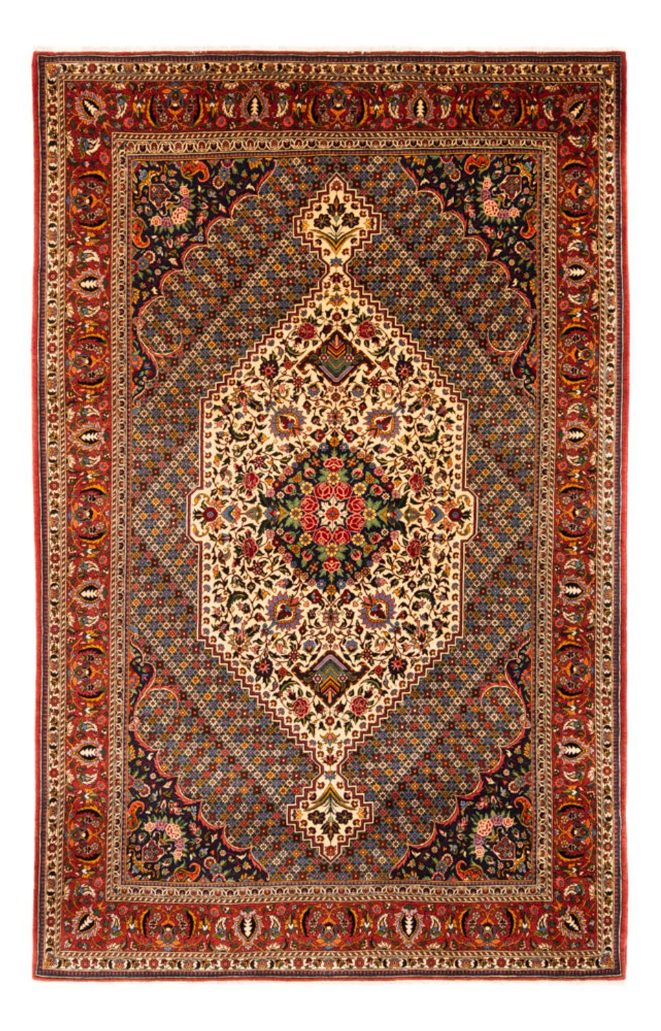 Perserteppich - Nomadic - 305 x 206 cm - dunkelbeige