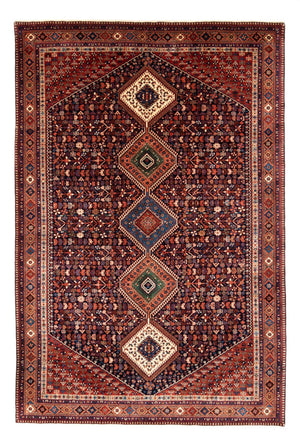 Perserteppich - Nomadic - 304 x 205 cm - bordeauxrot