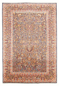 Tapis persan - Classique - 295 x 195 cm - bleu foncé
