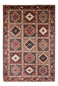 Tapis persan - Nomadic - 306 x 206 cm - rouge bordeaux