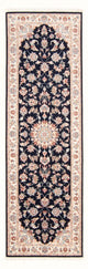Läufer Perser - Täbriz - Royal - 251 x 80 cm - dunkelblau