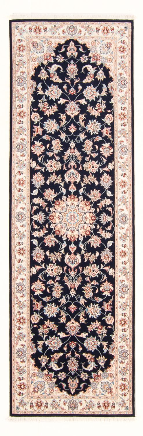 Läufer Perser - Täbriz - Royal - 251 x 80 cm - dunkelblau