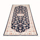 Läufer Perser - Täbriz - Royal - 251 x 80 cm - dunkelblau