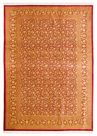 Tapis en soie - Ghom soie - Premium - 300 x 205 cm - orange