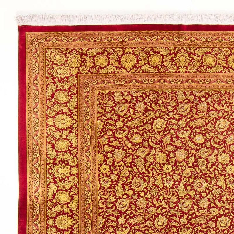 Seidenteppich - Ghom Seide - Premium - 300 x 205 cm - orange