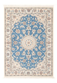 Tapis persan - Nain - Premium - 117 x 80 cm - bleu clair