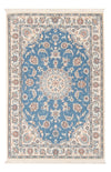 Tapis de Nain - 6La Tapis 81x122cm - Tapis persan - bleu clair - Rectangle / Bleu clair / 81 x 122 cm Rectangle