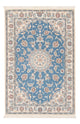 Tapis persan - Nain - Premium - 122 x 81 cm - bleu clair