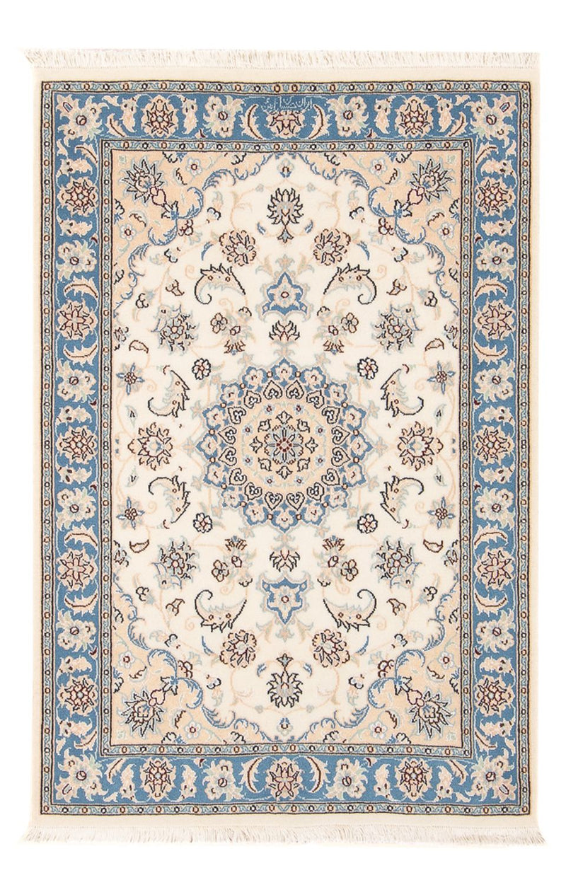 Perserteppich - Nain - Premium - 122 x 82 cm - creme