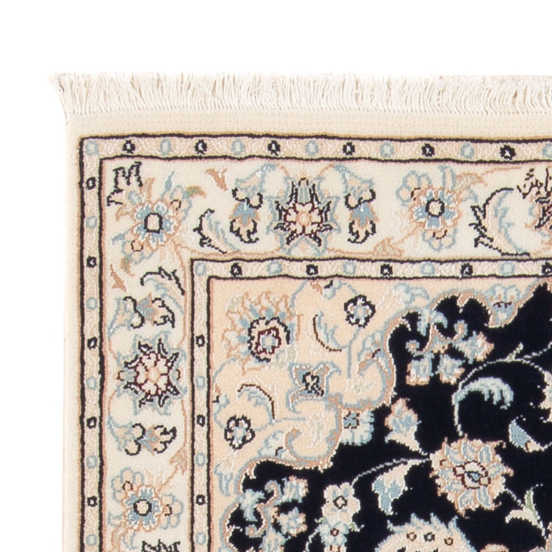 Perserteppich - Nain - Premium - 120 x 80 cm - dunkelblau