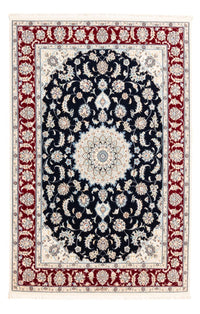 Tapis persan - Nain - Premium - 180 x 118 cm - bleu foncé
