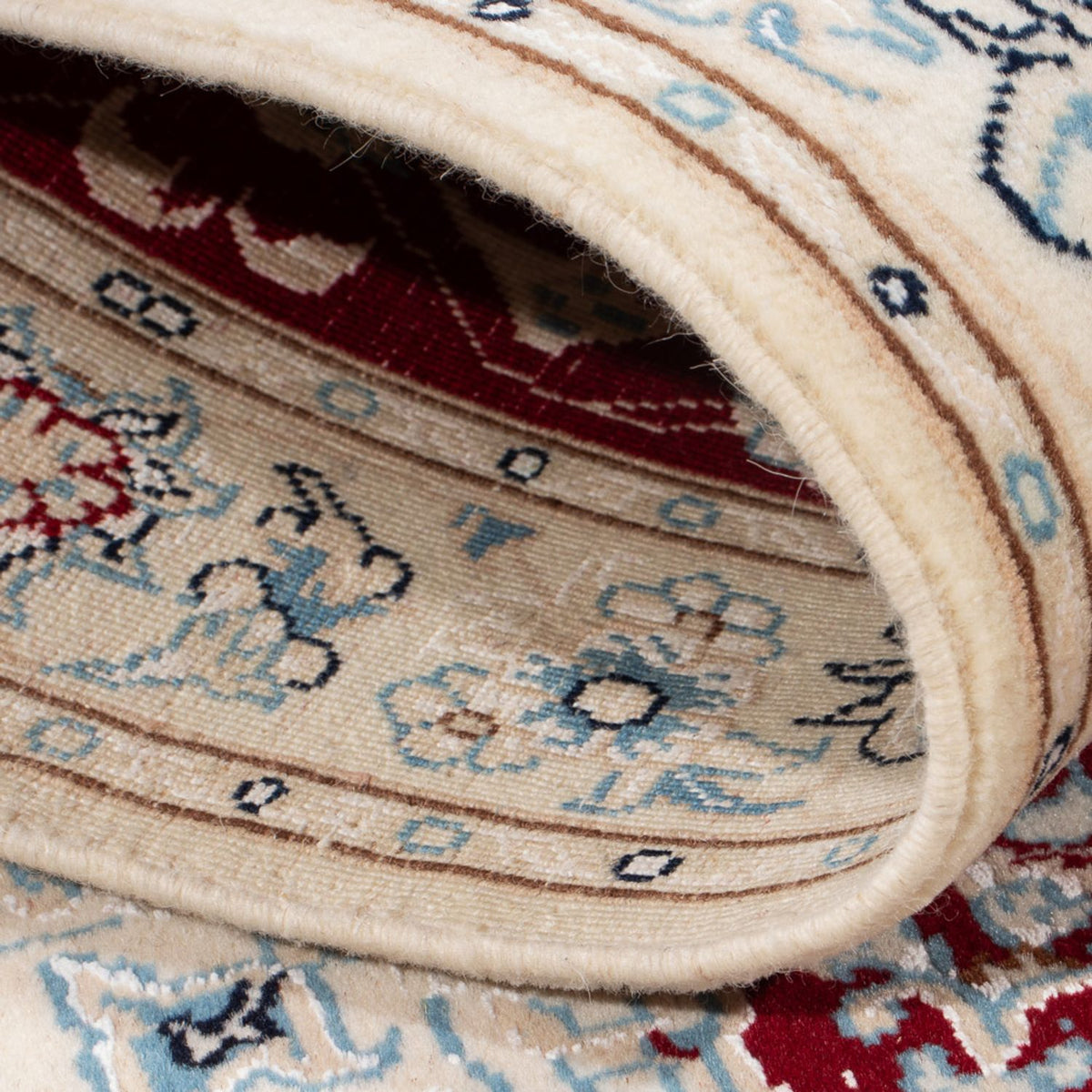 Perserteppich - Nain - Premium - 125 x 78 cm - rot