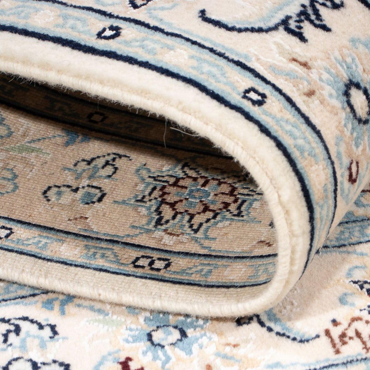 Perserteppich - Nain - Premium - 122 x 80 cm - creme