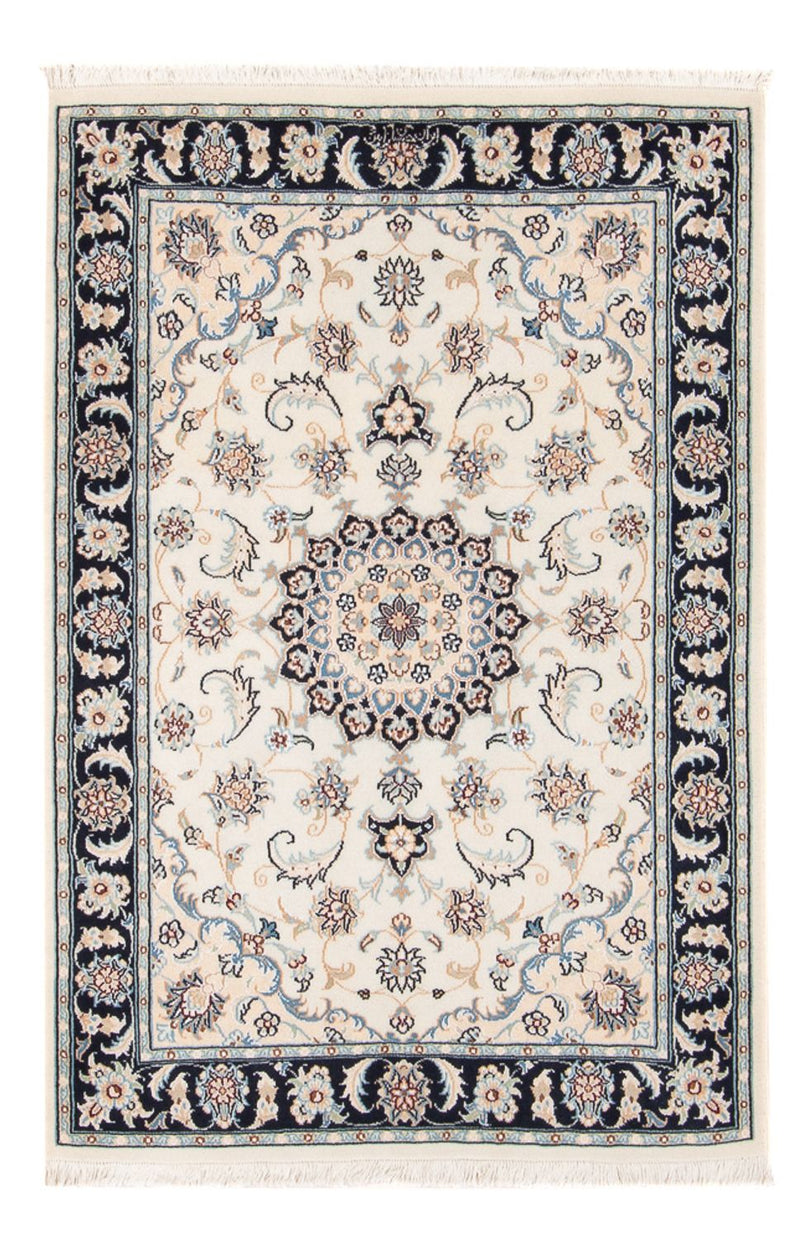 Perserteppich - Nain - Premium - 120 x 82 cm - creme