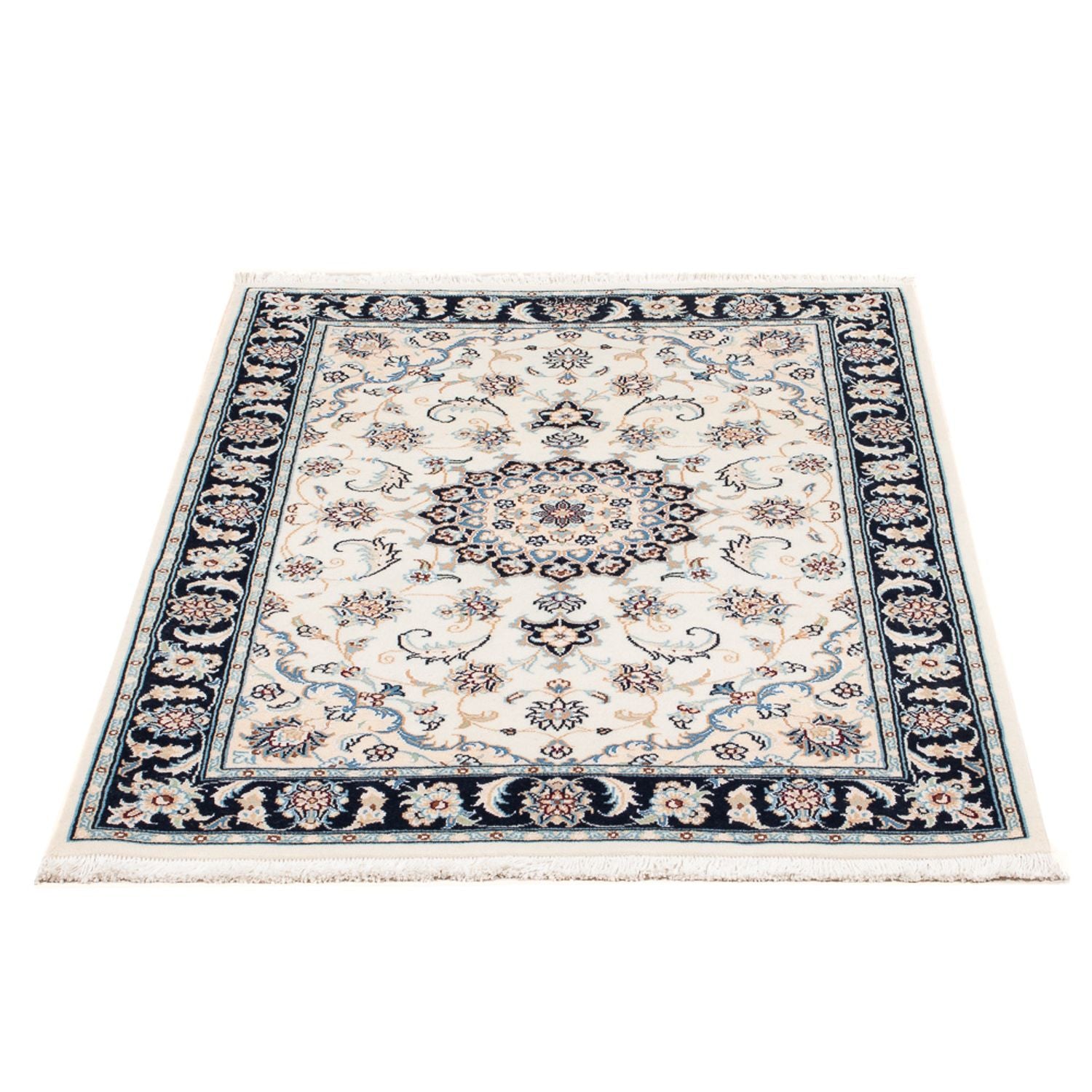 Perserteppich - Nain - Premium - 120 x 82 cm - creme