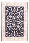 Tapis de Tabriz - 50 rangs Tapis 172x243cm - Tapis persan - bleu foncé - Rectangle / Bleu foncé / 172 x 243 cm Rectangle