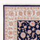 Perserteppich - Täbriz - Royal - 243 x 172 cm - dunkelblau