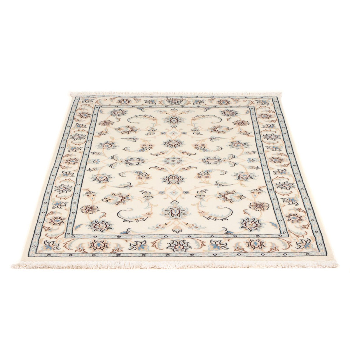 Perserteppich - Nain - Premium - 122 x 80 cm - creme