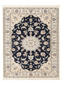 Tapis persan - Nain - Premium - 120 x 80 cm - bleu foncé