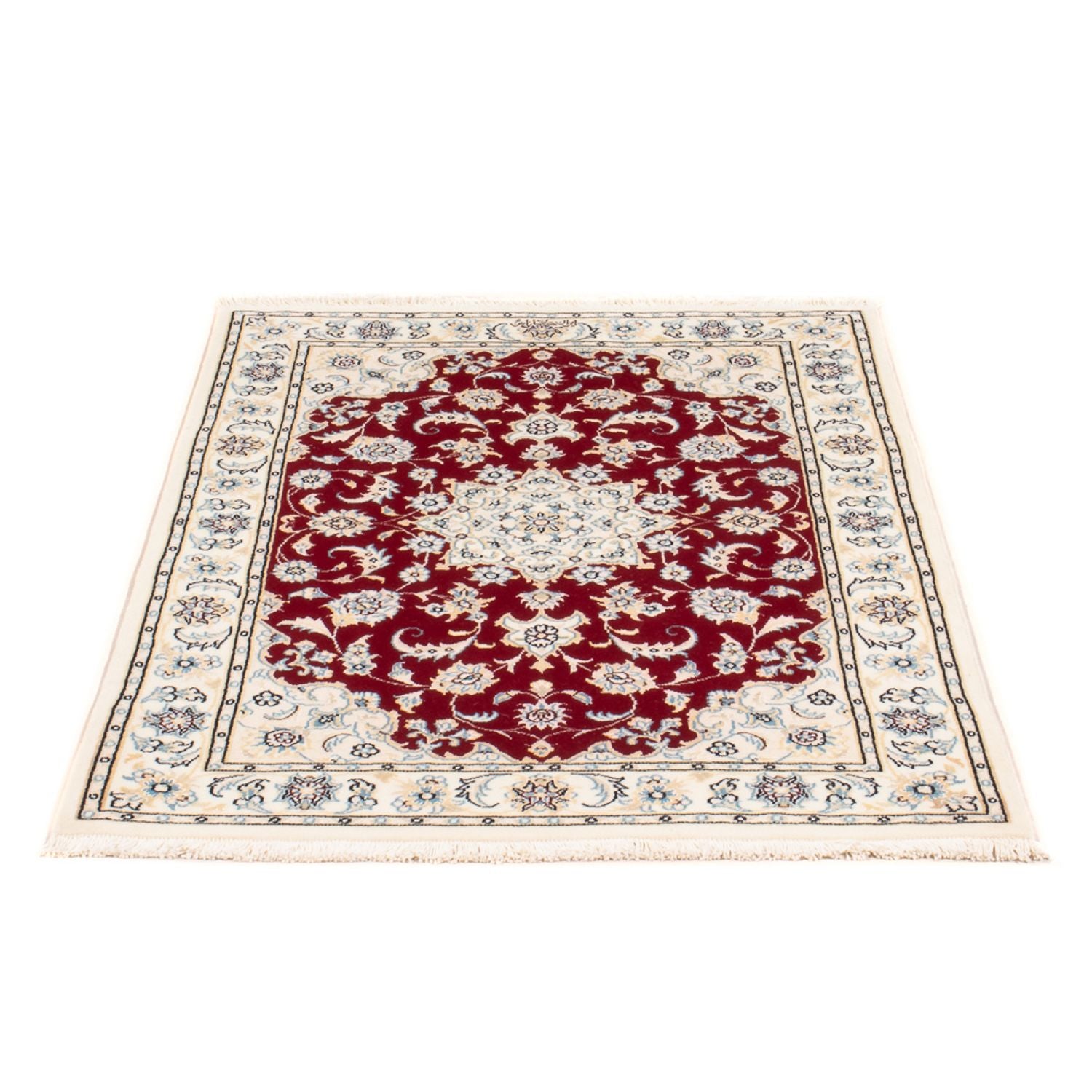 Perserteppich - Nain - Premium - 117 x 81 cm - rot